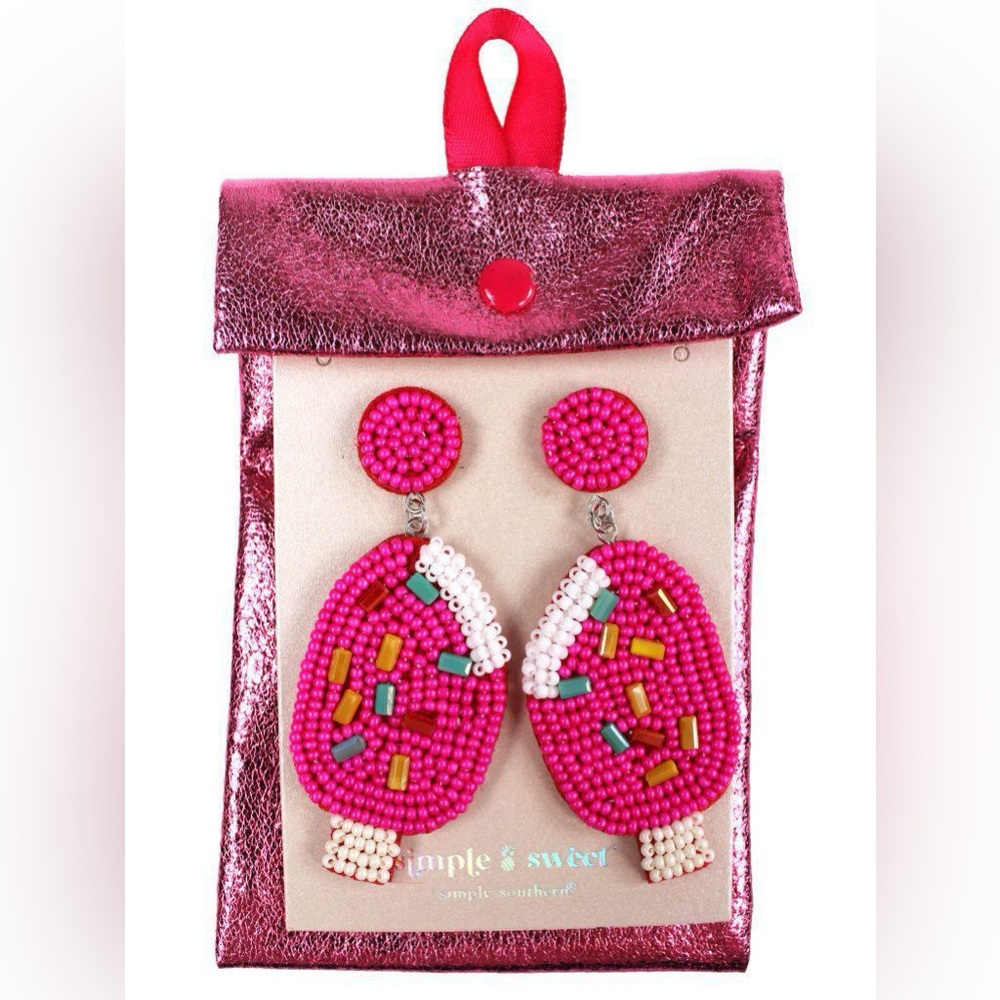 SIMPLY SOUTHERN BEAD EARRINGS - ICEPOP